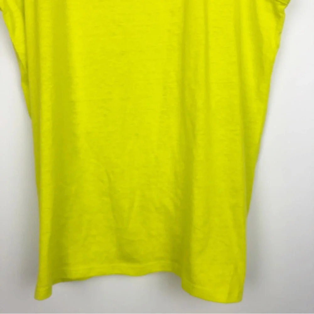 J. Crew Yellow Tie Bank Tank Top Size M - Picture 8 of 12